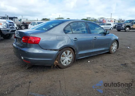 2012 Volkswagen Jetta 2.5L Se из США, поврежденный, VIN 3VWDX7AJ2CM420502